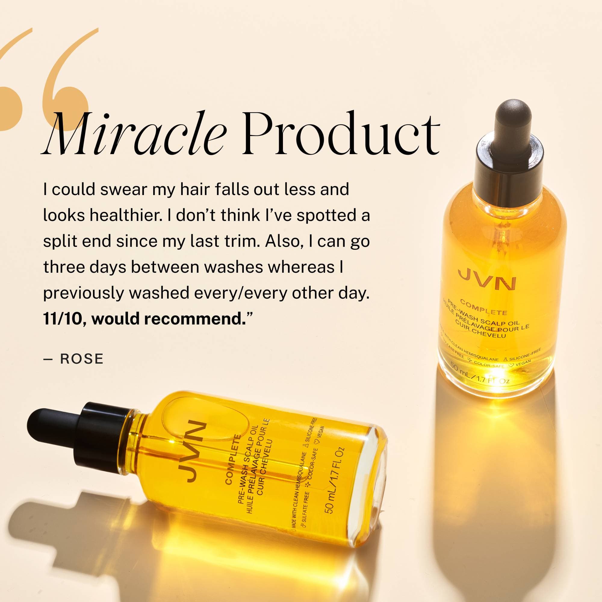 JVN Treatment Complete Pre-Wash Scalp Oil JVN Pre-Wash Scalp Oil | Rosemary-Infused Scalp Treatment sulfate-free silicone-free sustainable